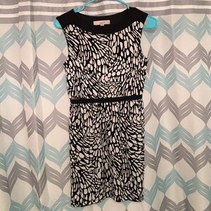 Loft Petite patterned dress